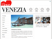 Tablet Screenshot of ilovevenezia.com